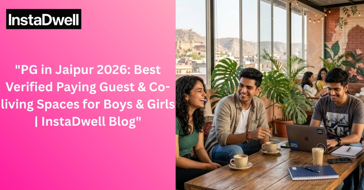 PG in Jaipur 2026: Best Verified Paying Guest & Co-living Spaces for Boys & Girls | InstaDwell Blog
